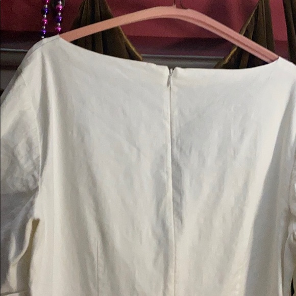 White Linen dress - Picture 6 of 8